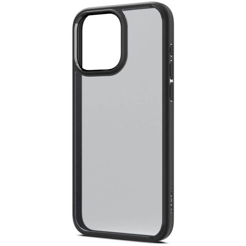 Ultra Hybrid dėklas skirtas iPhone 15 Pro, skaidrus ir juodas