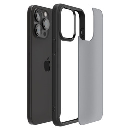 
Ultra Hybrid dėklas skirtas iPhone 15 Pro Max, skaidrus ir juodas
