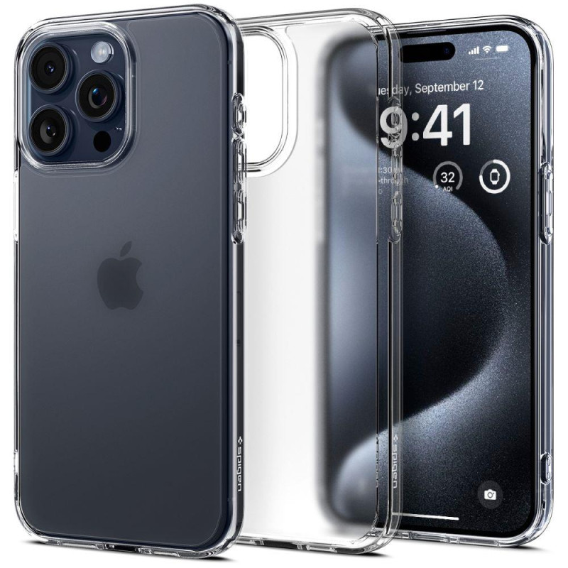 
Ultra Hybrid dėklas skirtas iPhone 15 Pro, skaidrus
