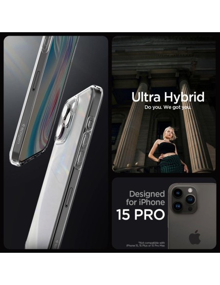 Ultra Hybrid dėklas skirtas iPhone 15 Pro, skaidrus
 
Ultra Hybrid dėklas skirtas iPhone 15 Pro, skaidrus