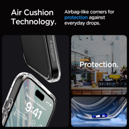 
Ultra Hybrid dėklas iPhone 15 Pro Max skaidrus
