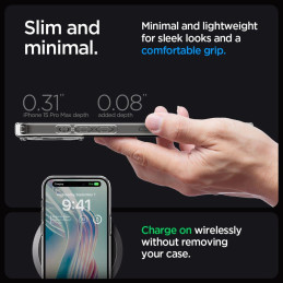 
Ultra Hybrid dėklas iPhone 15 Pro Max skaidrus
