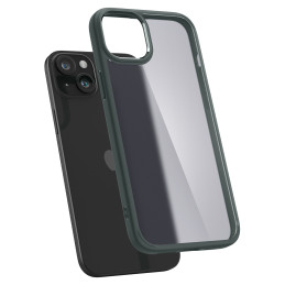 
Ultra Hybrid dėklas skirtas iPhone 15, tamsiai žalias
