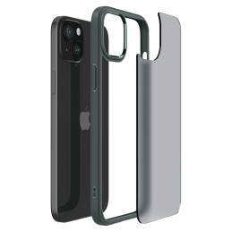 
Ultra Hybrid dėklas skirtas iPhone 15, tamsiai žalias
