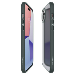 
Ultra Hybrid dėklas skirtas iPhone 15, tamsiai žalias
