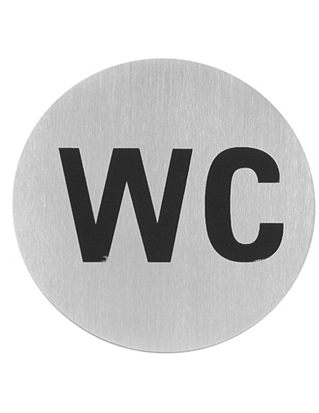 Lipni informacinė lentelė ant WC durų, nerūdijančio plieno, sk. 75 mm - Hendi 663622 Lipni informacinė lentelė ant WC durų, nerūdijančio plieno, sk. 75 mm - Hendi 663622