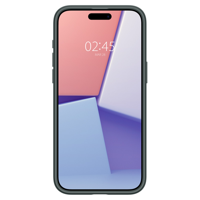 Ultra Hybrid dėklas, skirtas iPhone 15 Pro Max, tamsiai žalias