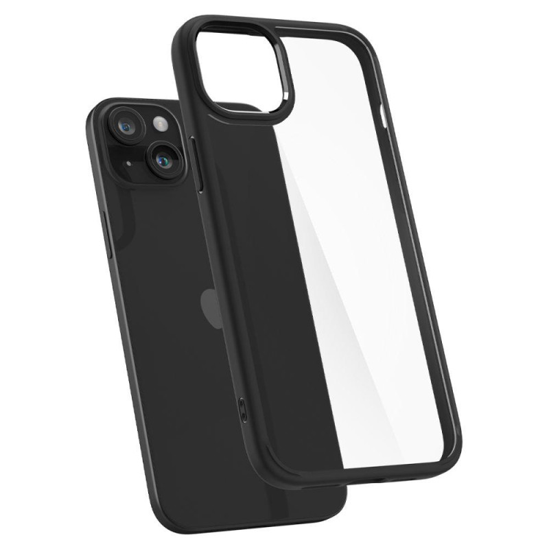 Ultra Hybrid dėklas skirtas iPhone 15, matinė juoda