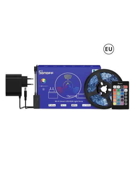 Smart RGB LED juostelė L2 Lite 300lm nuotolinio valdymo pultelis Bluetooth maitinimo SET