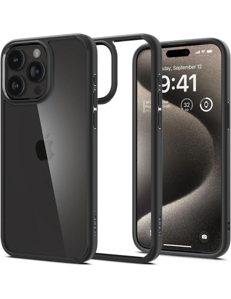 Ultra Hybrid dėklas skirtas iPhone 15 Pro, matinė juoda
 
Ultra Hybrid dėklas skirtas iPhone 15 Pro, matinė juoda