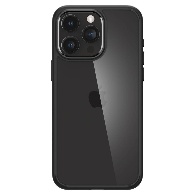Ultra Hybrid dėklas skirtas iPhone 15 Pro, matinė juoda