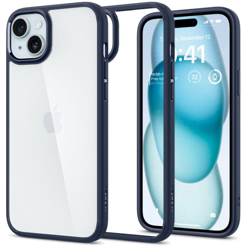 Ultra Hybrid dėklas iPhone 15 mėlynas