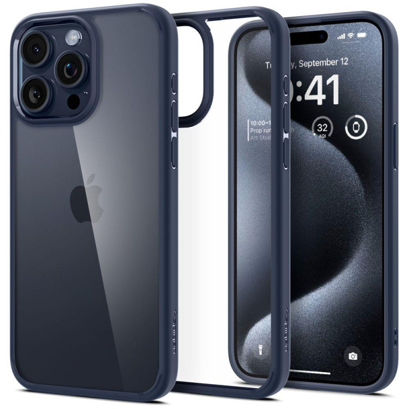 
Ultra Hybrid dėklas iPhone 15 Pro mėlynas
