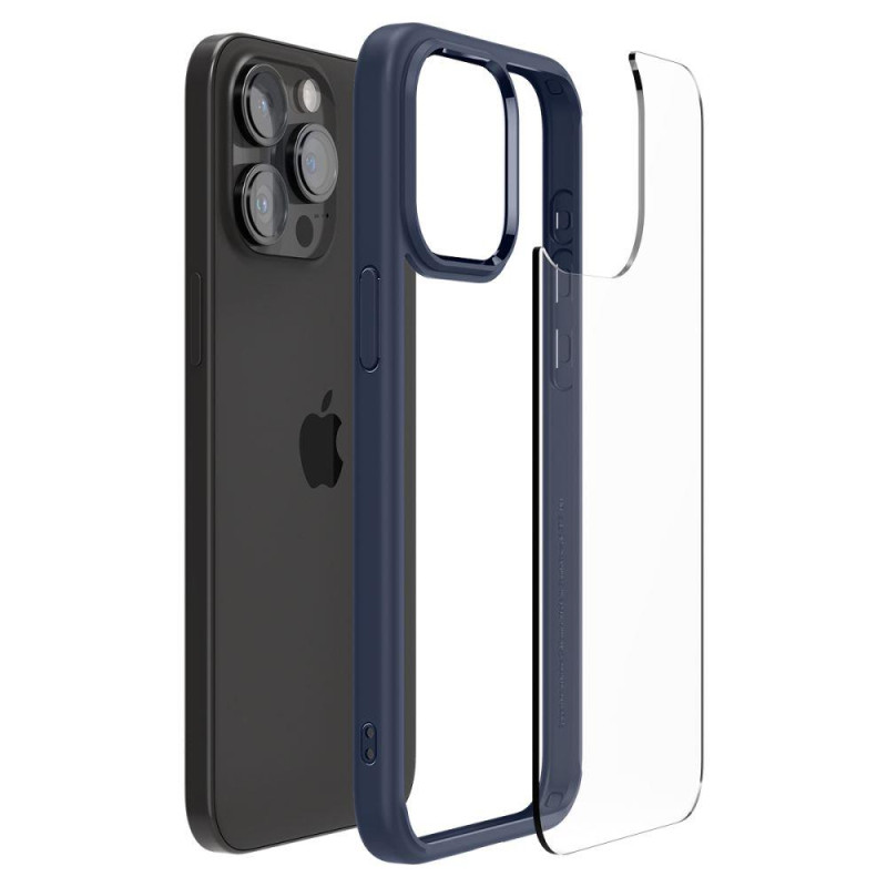 Ultra Hybrid dėklas iPhone 15 Pro mėlynas