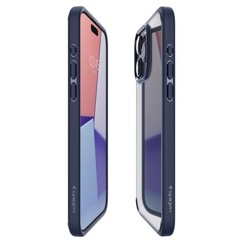 Ultra Hybrid dėklas iPhone 15 Pro mėlynas