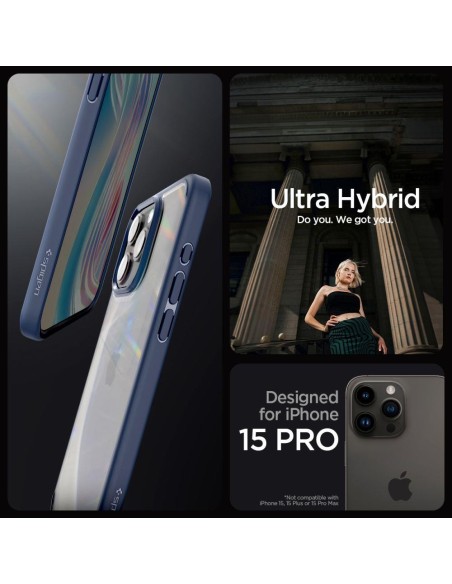 Ultra Hybrid dėklas iPhone 15 Pro mėlynas
 
Ultra Hybrid dėklas iPhone 15 Pro mėlynas