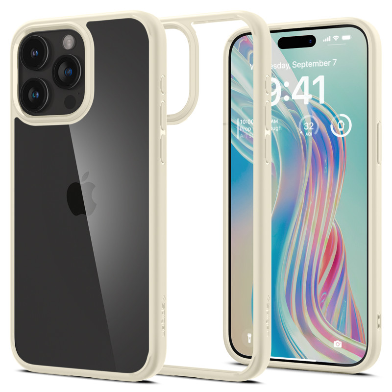 Ultra Hybrid dėklas skirtas iPhone 15 Pro smėlio spalvos
Ultra Hybrid dėklas skirtas iPhone 15 Pro smėlio spalvos