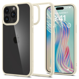 
Ultra Hybrid dėklas skirtas iPhone 15 Pro Max, smėlio spalvos
