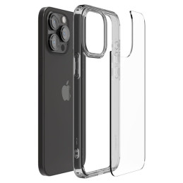 
Ultra Hybrid dėklas skirtas iPhone 15 Pro Max, skaidrus ir pilkas

