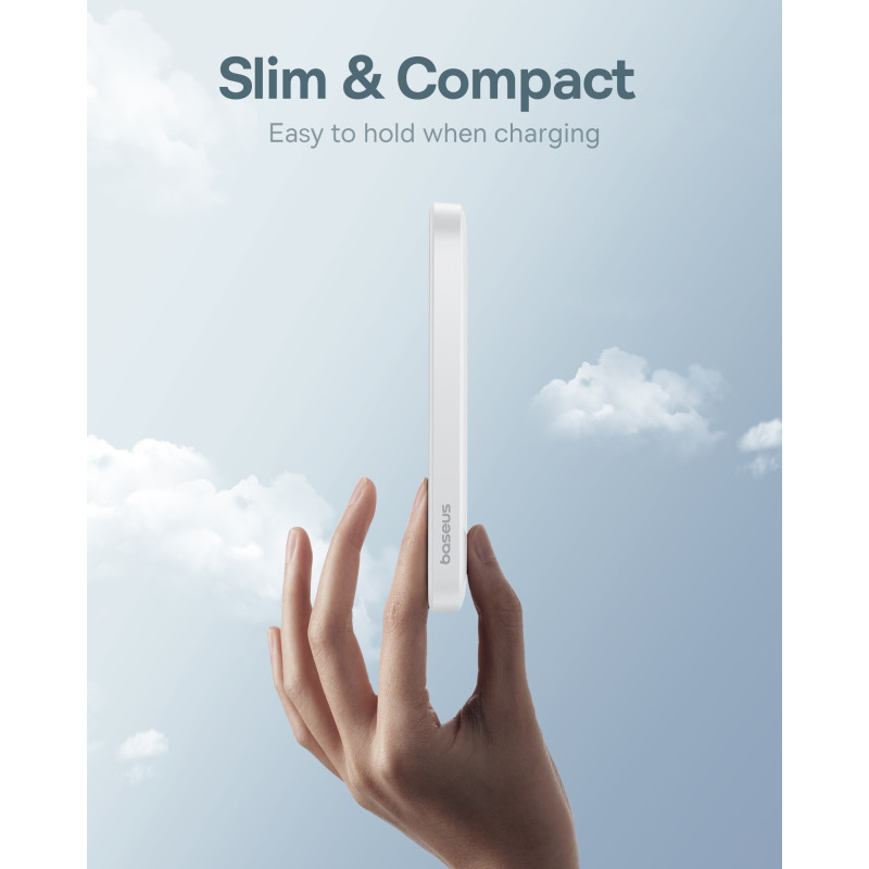 Mini maitinimo blokas 5000mAh 20W + USB-C laidas 20V / 3A baltas