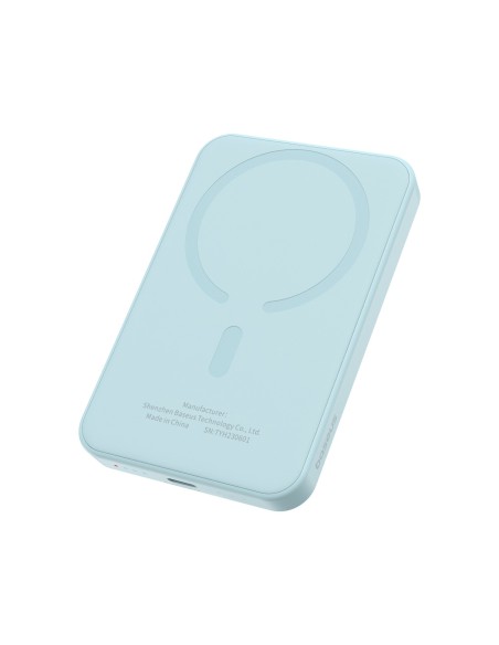 
Mini maitinimo blokas 5000mAh 20W + USB-C laidas 20V / 3A mėlynas
