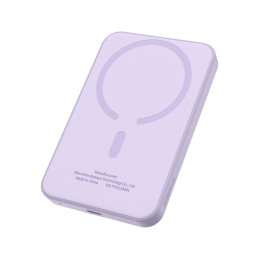 
Mini maitinimo blokas 5000mAh 20W + USB-C laidas 20V / 3A violetinė
