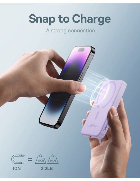 Mini maitinimo blokas 5000mAh 20W + USB-C laidas 20V / 3A violetinė
 
Mini maitinimo blokas 5000mAh 20W + USB-C laidas 20V / 3A violetinė
