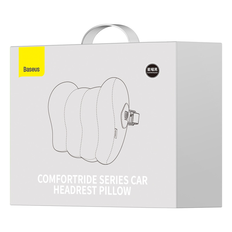 ComfortRide automobilinė pagalvė su formos atmintimi, juoda