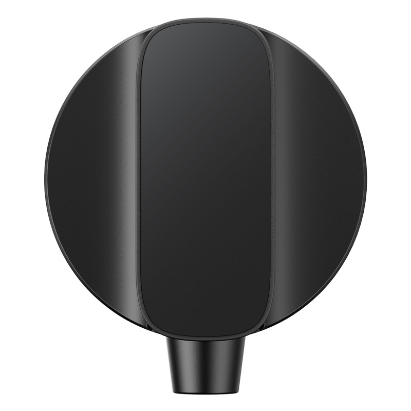 
SafeRide plataus kampo galinio vaizdo veidrodis su apsauginiu plaktuku, juodas
