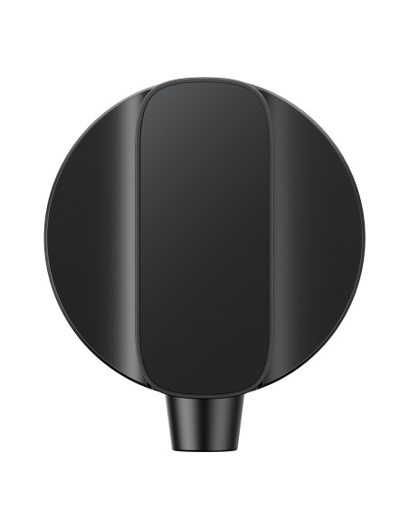 
SafeRide plataus kampo galinio vaizdo veidrodis su apsauginiu plaktuku, juodas
