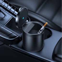 
Automobilinė peleninė su LED apšvietimu Premium 2 Series juoda

