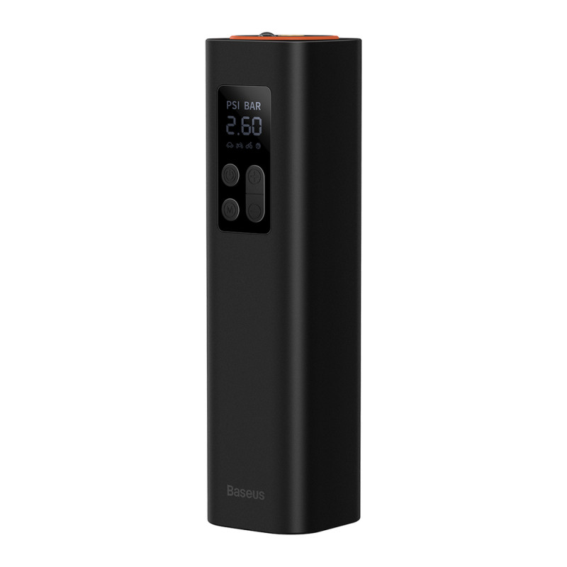 Mini automobilio kompresoriaus padangos siurblys cigarečių degiklio lizdui juodas