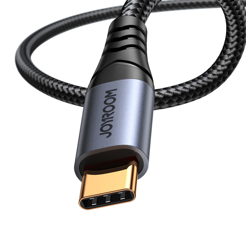 Stereo garso laidas telefonui AUX 3,5 mm mini lizdas - USB-C 1,2 m juodas