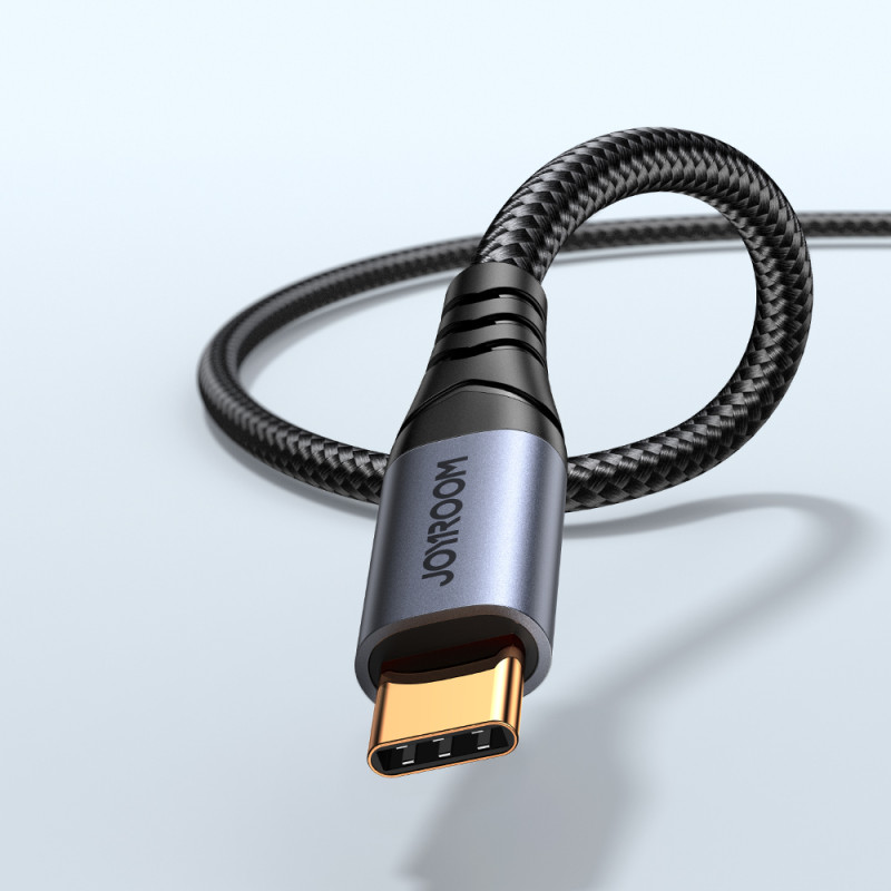 Stereo garso laidas telefonui AUX 3,5 mm mini lizdas - USB-C 1,2 m juodas
