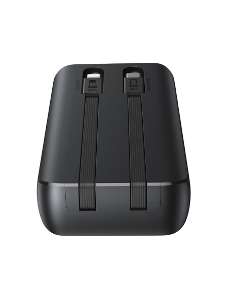 Powerbank 30W 10000mAh su integruotais iPhone Lightning ir USB-C laidais, juodas
 
Powerbank 30W 10000mAh su integruotais iPhone Lightning ir USB-C laidais, juodas