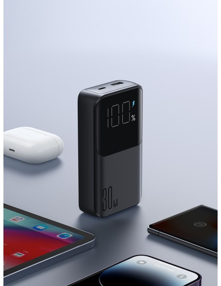 Powerbank 30W 10000mAh su integruotais iPhone Lightning ir USB-C laidais, juodas
 
Powerbank 30W 10000mAh su integruotais iPhone Lightning ir USB-C laidais, juodas