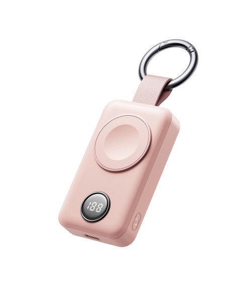 Mini Powerbank raktų pakabukas 2000mAh 3W su Apple Watch įkrovikliu, rožinė
 
Mini Powerbank raktų pakabukas 2000mAh 3W su Apple Watch įkrovikliu, rožinė