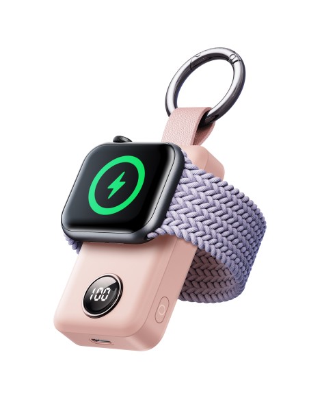 Mini Powerbank raktų pakabukas 2000mAh 3W su Apple Watch įkrovikliu, rožinė
 
Mini Powerbank raktų pakabukas 2000mAh 3W su Apple Watch įkrovikliu, rožinė