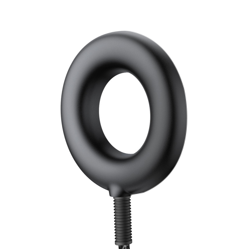Belaidis magnetinis įkroviklis 15W su USB / USB-C laidu, juodas