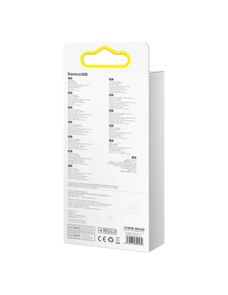 Ištraukiamas kabelis 3in1 USB-C microUSB + iPhone Lightning + USB-C 3.5A 1.1m juodas Ištraukiamas kabelis 3in1 USB-C microUSB + iPhone Lightning + USB-C 3.5A 1.1m juodas