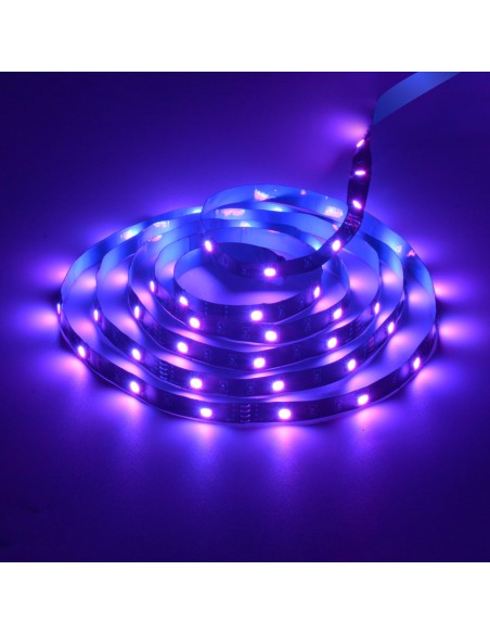 Smart RGB LED juostelė L2 Lite 300lm nuotolinio valdymo pultelis Bluetooth maitinimo SET