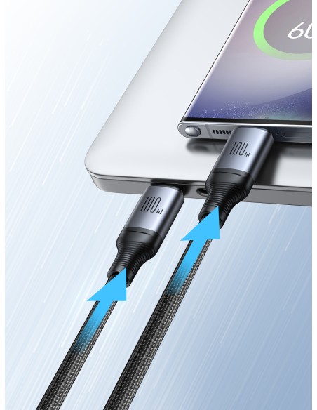 2in1 Speedy Series USB-C – 2x USB-C laidas, 1,5 m juodas
 
2in1 Speedy Series USB-C – 2x USB-C laidas, 1,5 m juodas