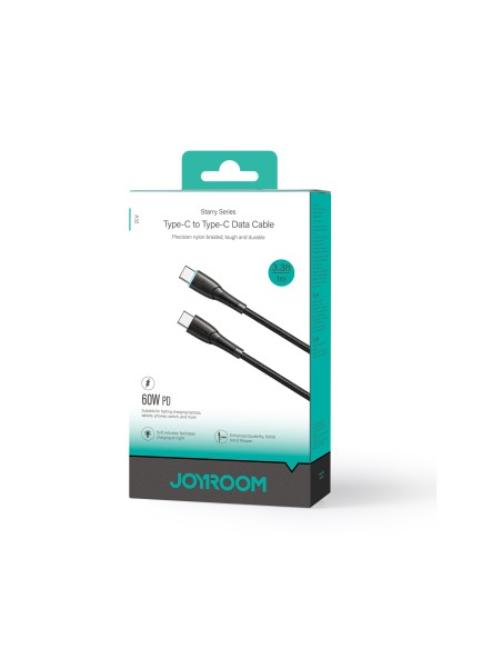 Starry Series USB-C – USB-C laidas 60W 1m juodas
 
Starry Series USB-C – USB-C laidas 60W 1m juodas