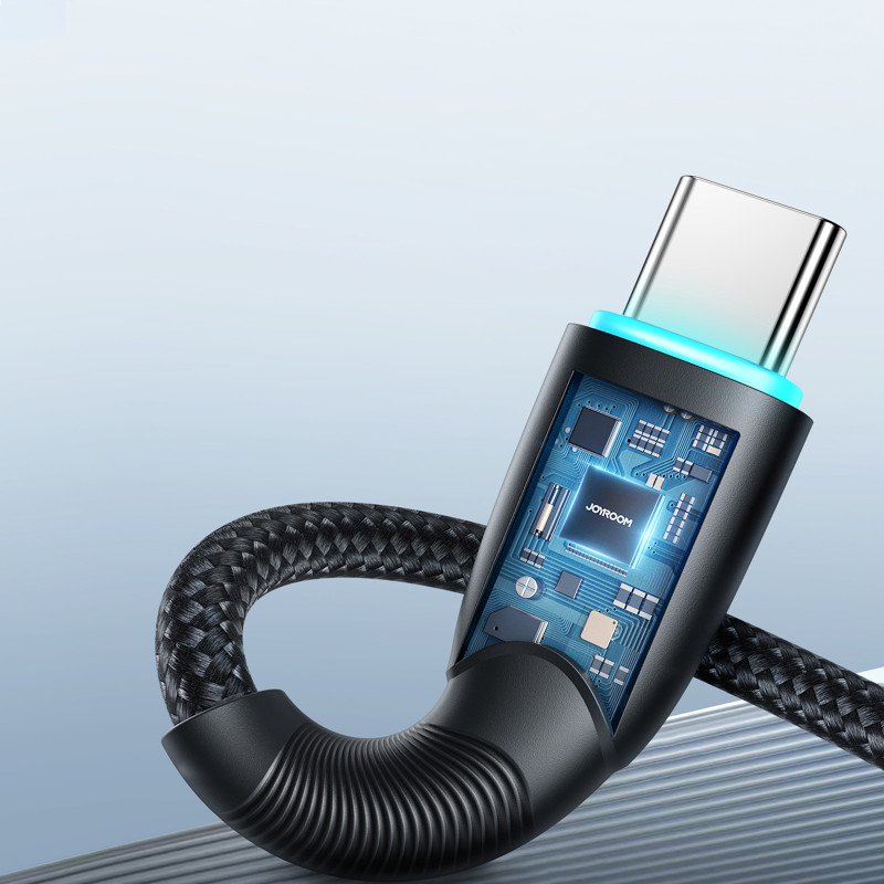 Starry Series USB-C – USB-C laidas 60W 1m juodas