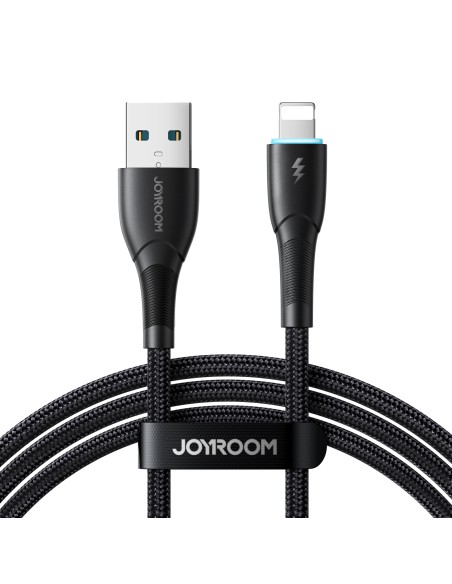 
Kabelis iPhone Starry Series USB-A - Lightning 3A 1m juodas
