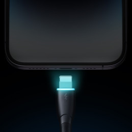 
Kabelis iPhone Starry Series USB-A - Lightning 3A 1m juodas
