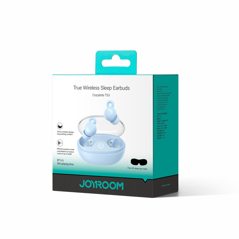JR-TS3 belaidės Bluetooth ausinės, mėlynos