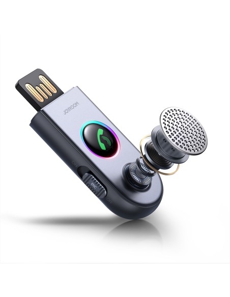 
Automobilinis belaidis USB AUX garso siųstuvo imtuvas JR-CB6 pilkas
