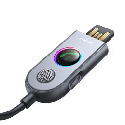 
Automobilinis belaidis USB AUX garso siųstuvo imtuvas JR-CB6 pilkas
