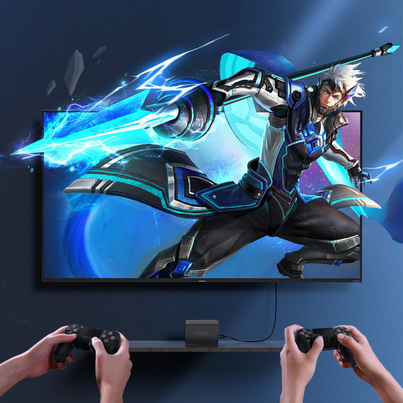 Kabelis HDMI 2.0 75cm juodas